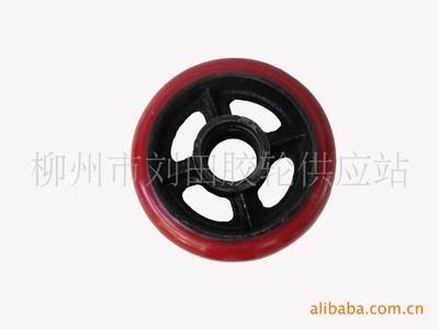 【專業(yè)銷售 6寸聚氨酯壓力萬向輪 結(jié)實耐用 大量批發(fā) 量大更優(yōu)】價格,廠家,圖片,腳輪、萬向輪,柳州市劉田膠輪供應站-